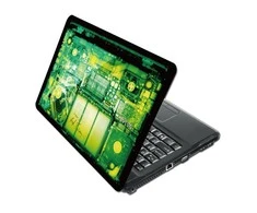 CANYON Viršelis Kompiuteriui CNL-NBS02 X-ray, Juoda / Žalia
