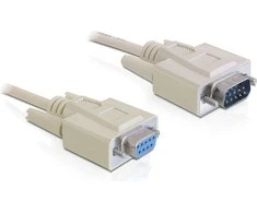 DELOCK Cable RS-232 serial Sub-D9 male / female 3 m