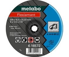 Metalo šlifavimo diskas 230x6x22 A 24-N Metabo