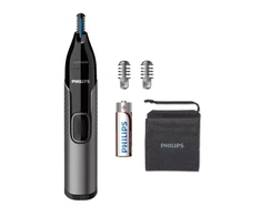 Philips series 3000 Patogi nosies, ausų ir antakių kirpimo mašinėlė NT3650/16 100 % atspari vandeniui, dvipusė apsaugos sistema