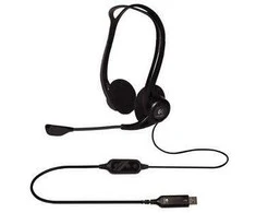 Logitech | PC 960 USB | Ausinės | Juodas