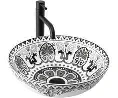 PASTATOMAS PRAUSTUVAS "REA ETNO" JUODA/BALTA