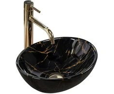 PASTATOMAS PRAUSTUVAS "REA SOFIA MINI Juodas MARBLE SHINY" JUODA