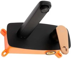 PRAUSTUVO MAIŠYTUVAS SIENINIS „REA MILD Juodas ROSE GOLD + BOX" JUODA