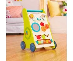 B. TOYS MEDINIS STUMDUKAS WALK AND LEARN