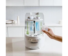 BABY BREZZA BUTELIUKŲ PLOVYKLA WASHER PRO SU STERILIZAVIMO IR DŽIOVINIMO FUNKCIJA, BALTA