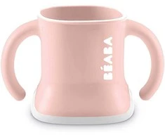 Beaba 3in1 mokomasis puodelis, spalva: old pink
