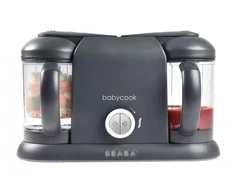 Virtuvinis kombainas BEABA BABYCOOK PLUS TRINTUVAS-GARINTUVAS 4IN1, DARK Pilkas