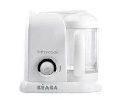 Trintuvas-garintuvas 4in1 Beaba Babycook Solo, spalva: balta, sidabrinė