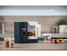 Trintuvas-garintuvas Beaba Babycook Neo, tamsiai mėlynas/baltas