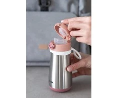 Beaba metalinė gertuvė nuo 18 mėn., 350 ml, spalva: rožinė