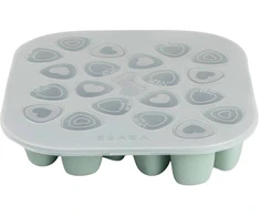 BEABA SILIKONINIS KŪDIKIO MAISTO KONTEINERIS MULTIPORTIONS (20X35 ML) SAGE Žalias