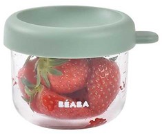 BEABA STIKLINIS INDELIS SU DANGTELIU, 150 ML, SAGE Žalias
