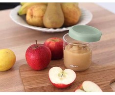 BEABA STIKLINIS INDELIS SU DANGTELIU, SAGE Žalias, 250 ML