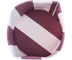 CHILDHOME DAIKTŲ IR ŽAISLŲ LAIKYMO KREPŠYS BISCUIT DREAMS 20X25 CM, BURGUNDY
