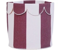 CHILDHOME DAIKTŲ IR ŽAISLŲ LAIKYMO KREPŠYS BISCUIT DREAMS 20X25 CM, BURGUNDY