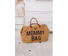 CHILDHOME DIDELIS MAMOS REIKMENŲ KREPŠYS MOMMY BAG, TEDDY BEIGE