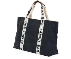 CHILDHOME FAMILY BAG KREPŠYS, SIGNATURE CANVAS Juodas