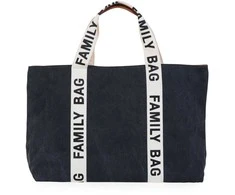 CHILDHOME FAMILY BAG KREPŠYS, SIGNATURE CANVAS Juodas