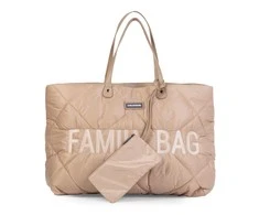 CHILDHOME FAMILY BAG KREPŠYS, PUFFERED BEIGE