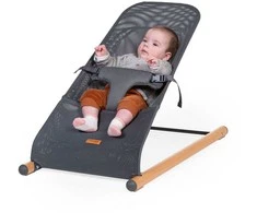 Childhome VAIKŲ NAMAI GULTUKAS EVOLUX BOUNCER NATURAL ANTHRACITE