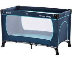 HAUCK lovelė - maniežas Dream N Play Plus Navy/Aqua 603666