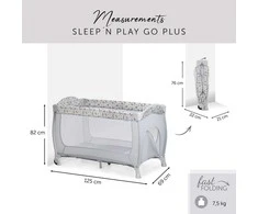 HAUCK SLEEP AND PLAY GO PLUS MANIEŽAS, POOH EXPLORING