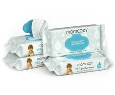 MOMCOZY DRĖGNOS SERVETĖLĖS XL DYDŽIO, 4 PAKUOTĖS PO 60 VNT.