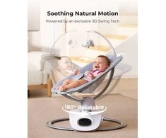 MOMCOZY ELEKTRINĖS 3D JUDĖJIMO SUPYNĖS KŪDIKIAMS COCOSWAY