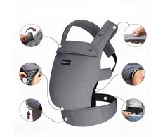 MOMCOZY ERGONOMINĖ KŪDIKIŲ NEŠIOKLĖ, PILKA