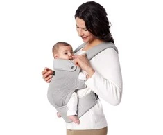 MOMCOZY ERGONOMINĖ KŪDIKIŲ NEŠIOKLĖ SU TINKLELIU, PILKA