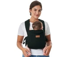 MOMCOZY ERGONOMINĖ KŪDIKIŲ NEŠIOKLĖ WEESNUG, COTTON Juodas