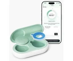 MOMCOZY IŠMANUSIS KŪDIKIŲ TERMOMETRAS – MEDICININIS TIKSLUMAS IR NUOLATINĖ TEMPERATŪROS KONTROLĖ PROGRAMĖLĖJE