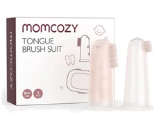 MOMCOZY KŪDIKIŲ DANTŲ ŠEPETĖLIS ANT PIRŠTO, 2 VNT.