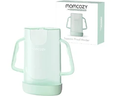 MOMCOZY KŪDIKIŲ MAISTO TYRELĖS PAKUOTĖS LAIKIKLIS, ŽALIAS