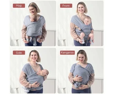 Momcozy Kūdikių nešioklė, pilka