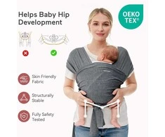 Momcozy Kūdikių nešioklė, tamsiai pilka