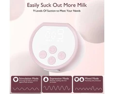 MOMCOZY NEŠIOJAMAS BELAIDIS PIENTRAUKIS S12 PRO, ROŽINIS