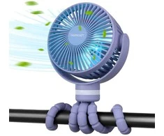 MOMCOZY NEŠIOJAMAS VEŽIMĖLIO VENTILIATORIUS, VIOLETINIS