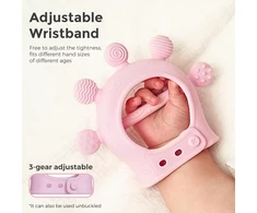 MOMCOZY SILIKONINIS KRAMTUKAS KŪDIKIAMS, ROŽINIS