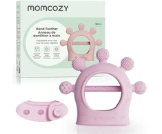 MOMCOZY SILIKONINIS KRAMTUKAS KŪDIKIAMS, ROŽINIS