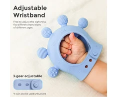 MOMCOZY SILIKONINIS KRAMTUKAS KŪDIKIAMS, MĖLYNAS
