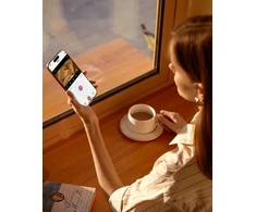 MOMCOZY SMART 5.0 COLIŲ VIDEO AUKLĖ BM04 SU WIFI FUNKCIJA