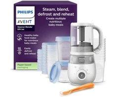 Garų puodas PHILIPS AVENT GARINTUVAS IR TRINTUVAS 4IN1 SCF883 SU INDELIŲ RINKINIU