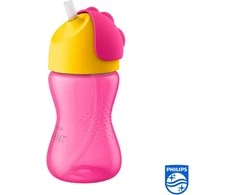 PHILIPS AVENT GERTUVĖ SU ŠIAUDELIU, 12 MĖN+, 300 ML, SCF798, Rožinis
