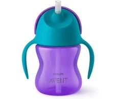 PHILIPS AVENT GERTUVĖ SU ŠIAUDELIU, 9 MĖN+, 200 ML, SCF796, VIOLET/Mėlynas