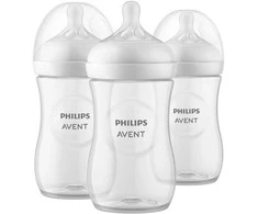 PHILIPS AVENT NATURAL RESPONSE BUTELIUKŲ RINKINYS, 260 ML, 1 MĖN.+, 3 VNT., BALTI