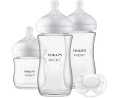PHILIPS AVENT STIKLINIS BUTELIUKŲ RINKINYS NAUJAGIMIUI NATURAL RESPONSE SCD878/11