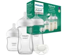 PHILIPS AVENT STIKLINIS BUTELIUKŲ RINKINYS NAUJAGIMIUI NATURAL RESPONSE SCD878/11