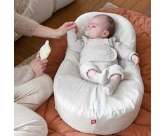 BEABA BY Raudonas CASTLE COCOONABABY GULTUKAS, LINEN NATURAL